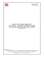 Báo cáo tài chính năm 2010 (đã kiểm toán) - CTCP Thiết kế - Xây dựng - Thương mại Phúc Thịnh