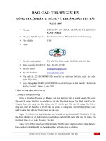 Báo cáo thường niên năm 2007 - Công ty Cổ phần Xi măng và Khoáng sản Yên Bái