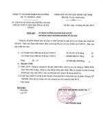 Báo cáo tài chính hợp nhất quý 4 năm 2014 - Công ty Cổ phần Khách sạn và Dịch vụ Đại Dương