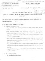 Báo cáo thường niên năm 2007 - Tổng Công ty Dung dịch khoan và Hóa phẩm Dầu khí-CTCP