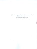 Báo cáo tài chính quý 4 năm 2015 - Công ty Cổ phần Chứng khoán Thương mại và Công nghiệp Việt Nam