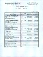 Báo cáo tài chính quý 4 năm 2009 - Công ty Cổ phần Đầu tư và Xây dựng Bưu điện