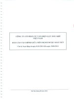 Báo cáo tài chính quý 2 năm 2014 (đã soát xét) - Công ty cổ phần Tư vấn Điện lực Dầu khí Việt Nam