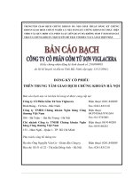 Bản cáo bạch - Công ty Cổ phần Viglacera Từ Sơn