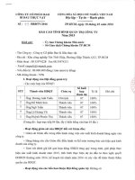 Báo cáo tình hình quản trị công ty - Công ty Cổ phần Bao bì dầu thực vật