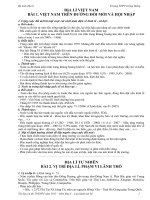 Tài liệu ôn thi THPT Quốc gia môn Địa lí soạn theo bài năm 2015 2016