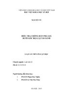 Điều tra chống bán phá giá dưới góc độ luật so sánh 
