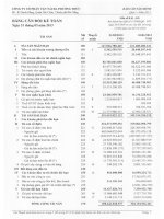 Báo cáo tài chính quý 1 năm 2013 - Công ty cổ phần Vận tải đa phương thức