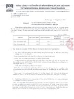 Báo cáo tài chính công ty mẹ quý 1 năm 2015 - Tổng Công ty Cổ phần Tái bảo hiểm quốc gia Việt Nam