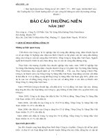 Báo cáo thường niên năm 2007 - Công ty Cổ phần Vận tải Xăng dầu Đường thủy Petrolimex