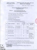 Báo cáo tình hình quản trị công ty - Công ty Cổ phần Viglacera Từ Sơn