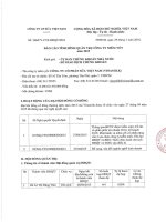 Báo cáo tình hình quản trị công ty - Công ty Cổ phần Sữa Việt Nam