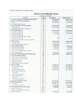 Báo cáo tài chính quý 4 năm 2009 - Công ty Cổ phần Vật tư Bến Thành