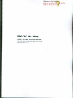 Báo cáo tài chính năm 2014 (đã kiểm toán) - Công ty Cổ phần Viglacera Tiên Sơn