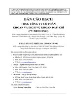 Bản cáo bạch - Tổng Công ty Cổ phần Khoan và Dịch vụ Khoan Dầu khí