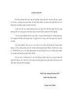 Hiệu quả kinh tế trồng cao su tại công ty TNHH MTV cao su krông buk, huyện krông năng, tỉnh đăk lăk