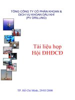 Báo cáo thường niên năm 2007 - Tổng Công ty Cổ phần Khoan và Dịch vụ Khoan Dầu khí