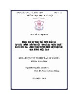 ĐÁNH GIÁ sự THAY đổi điện GIẢI và áp lực THẨM THẤU HUYẾT TƯƠNG SAU PHẪU THUẬT cắt u PHÌ đại LÀNH TÍNH TUYẾN TIỀN LIỆT nội SOI QUA ĐƯỜNG NIỆU đạo 