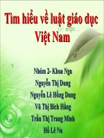 Tìm hiểu về luật giáo dục Việt Nam
