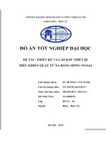 Đồ án tốt nghiệp điều khiển quạt từ xa bằng hồng ngoại