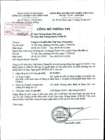 Nghị quyết Hội đồng Quản trị ngày 31-10-2011 - Công ty Cổ phần Sữa Việt Nam