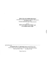 Báo cáo tài chính hợp nhất năm 2014 (đã kiểm toán) - Công ty Cổ phần Xây lắp và Địa ốc Vũng Tàu