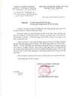 Nghị quyết Hội đồng Quản trị ngày 04-10-2011 - Công ty TNHH Một thành viên Vinpearl