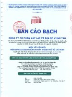 Bản cáo bạch - Công ty Cổ phần Xây lắp và Địa ốc Vũng Tàu