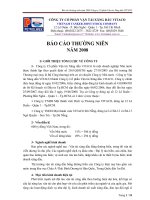 Báo cáo thường niên năm 2008 - Công ty Cổ phần Vận tải Xăng dầu VITACO