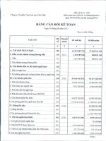 Báo cáo tài chính quý 3 năm 2013 - Công ty Cổ phần Thủy hải sản Việt Nhật