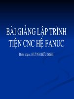 bài giảng lập trình tiện CNC hệ FANUC
