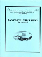 Báo cáo tài chính công ty mẹ quý 2 năm 2015 - Công ty Cổ phần Lương thực Thực phẩm Vĩnh Long