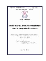 ĐÁNH GIÁ sự đứt gãy ADN của TINH TRÙNG ở NAM GIỚI TRONG các cặp vợ CHỒNG sảy THAI, THAI lưu 