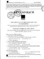 Bản cáo bạch năm 2011 - Tổng Công ty Tư vấn Thiết kế Dầu khí-CTCP