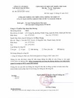 Báo cáo tình hình quản trị công ty - Công ty Cổ phần Tập đoàn Đại Dương