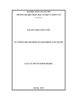 Tư tưởng Hồ Chí Minh về giải phóng con người