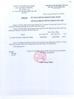 Báo cáo tài chính hợp nhất quý 4 năm 2015 - Công ty cổ phần Giao nhận Vận tải Ngoại thương