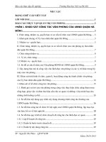 Báo cáo tốt nghiệp chuyên ngành quản trị văn phòng ở UBND QUẬN HÀ ĐÔNG