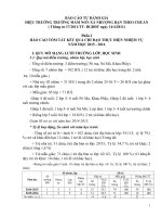 Báo cáo tự đánh giá chuẩn hiệu trưởng