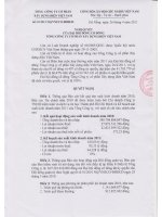 Nghị quyết Đại hội cổ đông thường niên năm 2011 - Tổng công ty Cổ phần Xây dựng điện Việt Nam