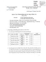 Báo cáo tình hình quản trị công ty - Công ty Cổ phần Tập đoàn Vinacontrol