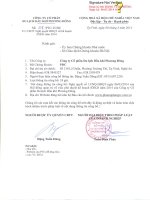 Nghị quyết Hội đồng Quản trị - Công ty cổ phần Du lịch Dầu khí Phương Đông