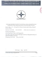 Bản cáo bạch năm 2016 - CTCP Phát triển Điện lực Việt Nam