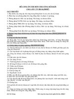 Câu hỏi ôn thi công trình ngầm đô thị 