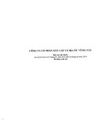 Báo cáo tài chính công ty mẹ quý 2 năm 2014 (đã soát xét) - Công ty Cổ phần Xây lắp và Địa ốc Vũng Tàu