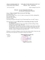 Bản điều lệ - Công ty Cổ phần Thức ăn Chăn nuôi Việt Thắng