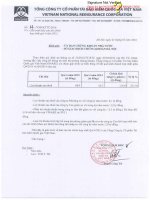 Báo cáo tài chính hợp nhất quý 4 năm 2015 - Tổng Công ty Cổ phần Tái bảo hiểm quốc gia Việt Nam