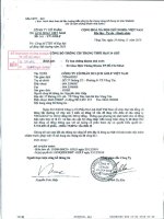 Nghị quyết Đại hội cổ đông bất thường ngày 23-11-2010 - Công ty Cổ phần Du lịch Thành Thành Công