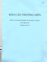 Báo cáo thường niên năm 2015 - Công ty cổ phần Giao nhận Vận tải Ngoại thương