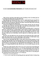 MODULE THCS 34 TỔ CHỨC HOẠT ĐỘNG GIÁO DỤC NGOÀI GIỜ LÊN LỚP Ở TRƯỜNG TRUNG HOC CƠ SỞ